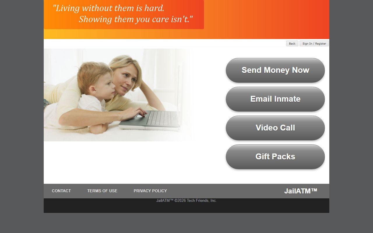 JailATM inmate money deposit service used by families dealing with Johnston County records