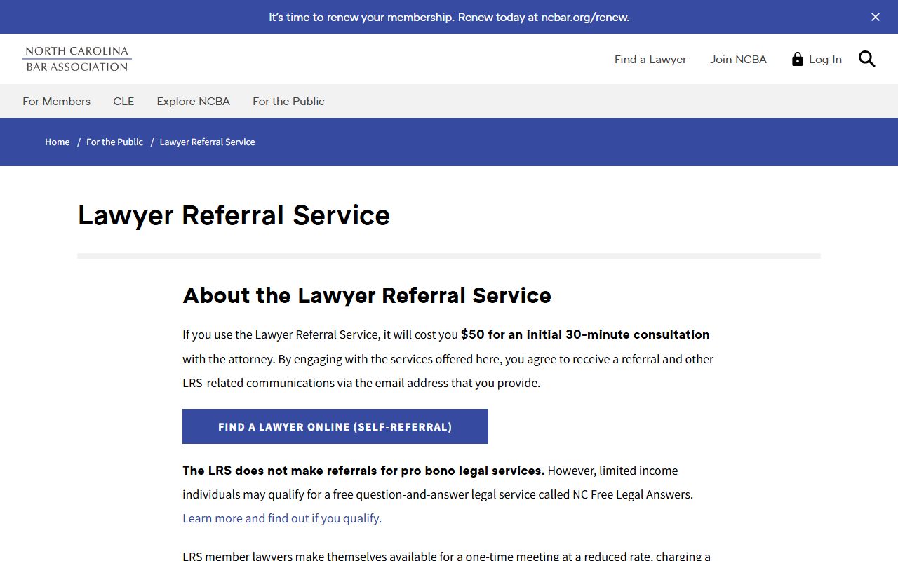 North Carolina Bar attorney referral resource for Johnston County probate records help